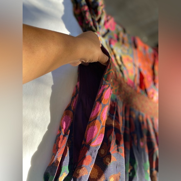FARM RIO MAXI DRESS M petite Made in India - Picture 12 of 14